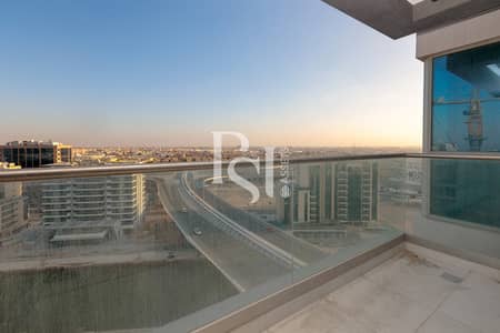 شقة 1 غرفة نوم للايجار في شاطئ الراحة، أبوظبي - c31-al-raha-beach-abu-dhabi-balcony-view (2). jpg