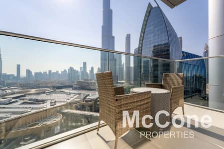 2 Bedroom Apartment for Sale in Downtown Dubai, Dubai - Burj Khalifa View | Vacant | Mid Floor