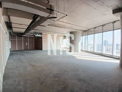 Office for Rent in Al Reem Island, Abu Dhabi - Shell and Core Office | Mid floor | Relaxing canal and skyline view