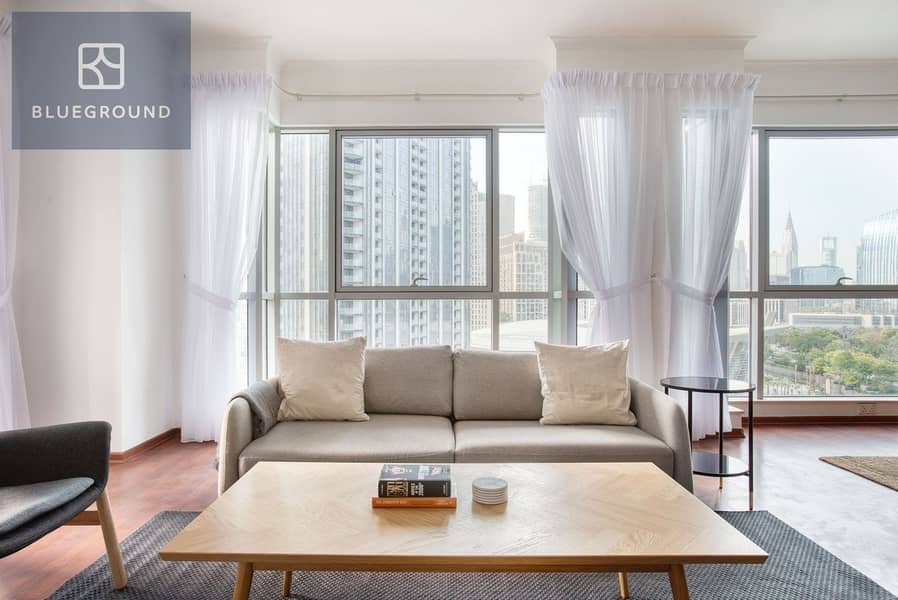 Burj Khalifa View | Furnished | Flexible Terms