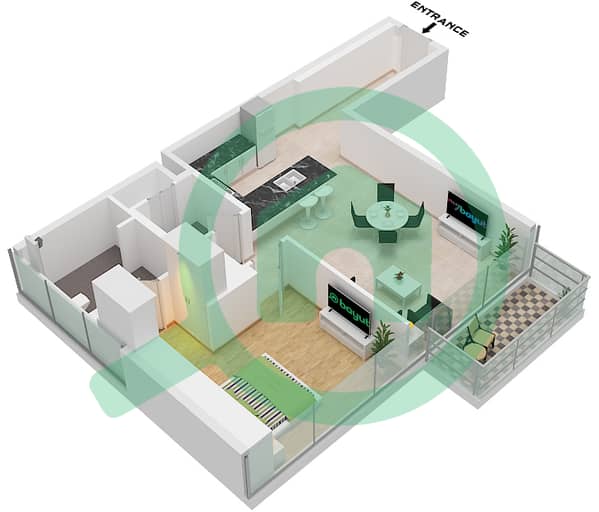 Type A Unit 1 Floor Podium 2-5 Floor 1-16