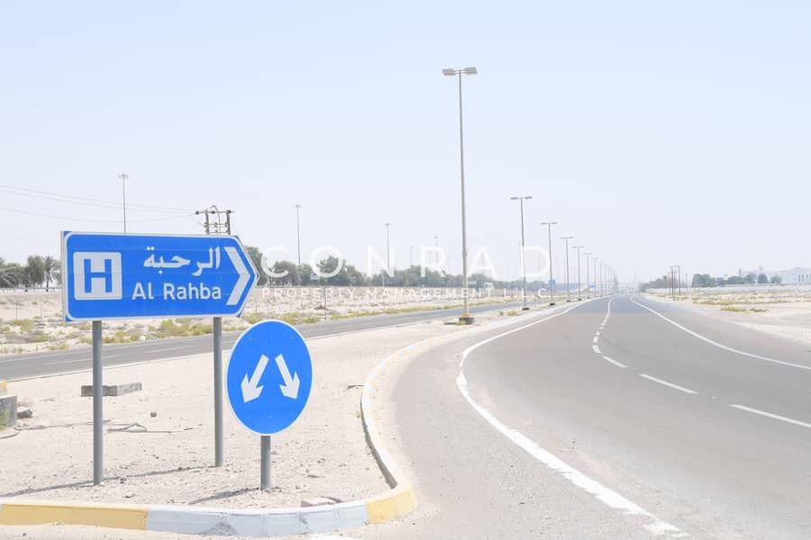Abu Dhabi City Municipality implements two infrastructure projects at Al Rahba city serving 1190 res. JPG