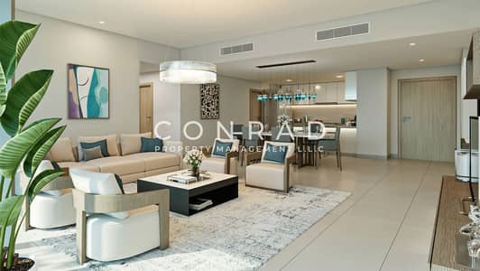 3 Bedroom Apartment for Sale in Al Reem Island, Abu Dhabi - Radiant-Square-Interior-living_room. png