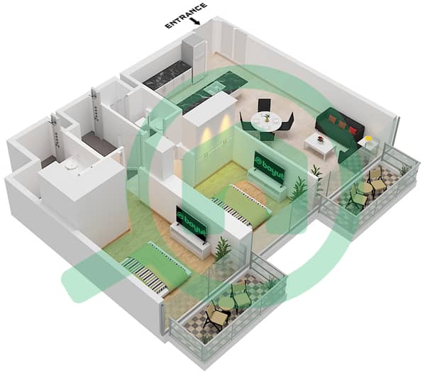 Type C Unit 3 Floor 17-19,22-30