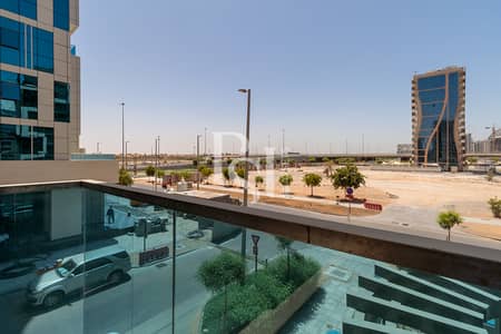 1 Bedroom Apartment for Rent in Al Raha Beach, Abu Dhabi - C2513-al-raha-beach-abu-dhabi-balcony-view (3). JPG