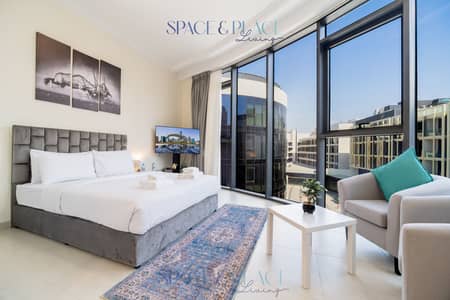 Studio for Rent in Mirdif, Dubai - Studio | Fountain Mirdif Hills View | Like Brand New