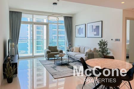 1 Bedroom Flat for Rent in Dubai Harbour, Dubai - Fully Furnished | Palm Views | Modern Styled