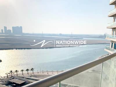 2 Bedroom Apartment for Rent in Al Reem Island, Abu Dhabi - Vacant| Full Sea View | Amazing Layout| W/Balcony