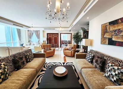 شقة 4 غرف نوم للايجار في دبي مارينا، دبي - Penthouse with Panoramic Views | Spacious | Duplex