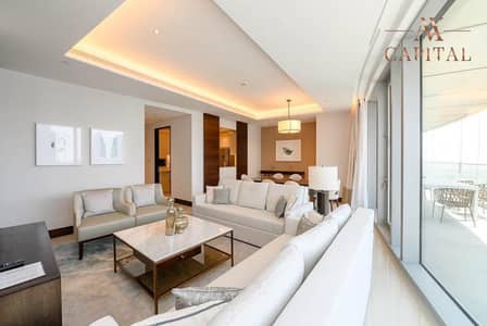 3 Bedroom Apartment for Rent in Downtown Dubai, Dubai - Vacant 3BR plus Maid | Serviced and Bills Included