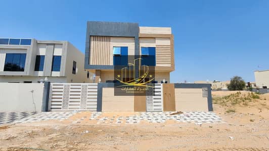 An exceptional offer on super deluxe villas in the Emirate of Ajman, Al Helio 2, without down payment and bank financing for the longest repayment per