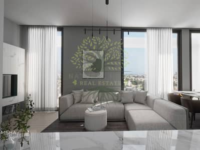 شقة 2 غرفة نوم للبيع في مويلح، الشارقة - Living Room Render - Al Mamsha Raseel. jpg