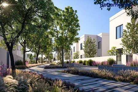 3 Bedroom Townhouse for Sale in Yas Island, Abu Dhabi - Single Row | Corner Townhouse | Garden View