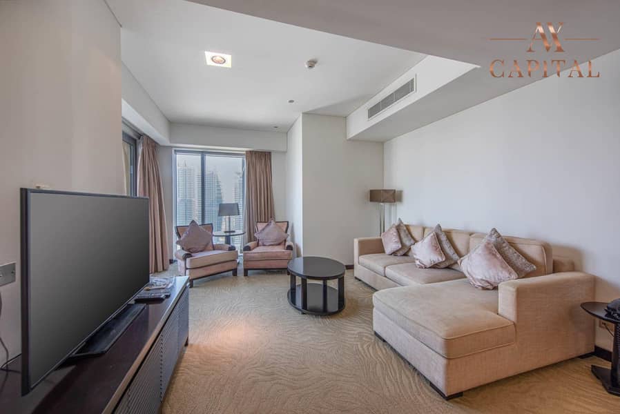 位于迪拜码头，迪拜谦恭海滨酒店（购物中心酒店） 2 卧室的公寓 250000 AED - 8880164