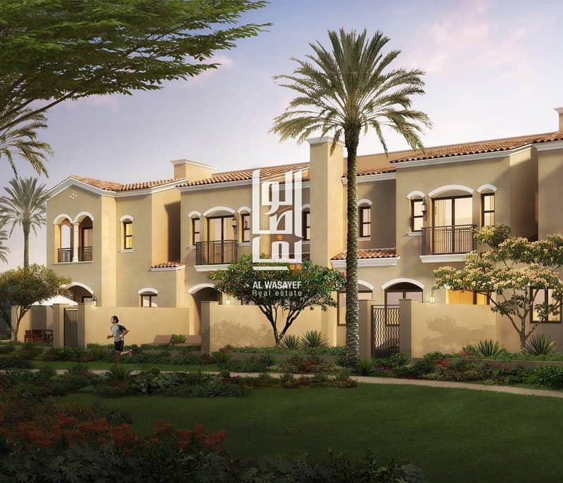Own your villa with a maximum payment plan period of up to 7 years in Dubai