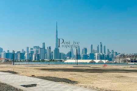 Plot for Sale in Mohammed Bin Rashid City, Dubai - 3 Villa Plots with Lagoon Views | Basement + G + 2 + Roof