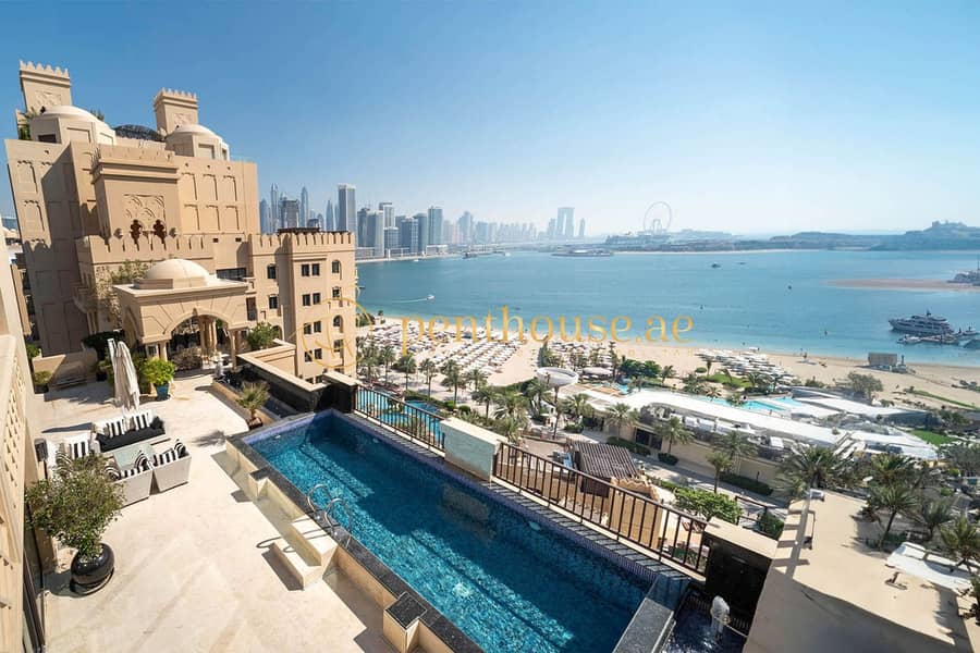 Exquisite Beachfront Penthouse with Private Pool & Stunning Panoramic Views