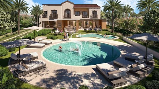 3 Bedroom Townhouse for Sale in Jumeirah Golf Estates, Dubai - Elie Saab Branded | 2024 Handover | Pool View