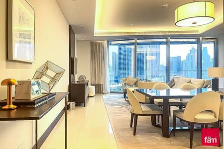 2 Bedroom Hotel Apartment for Rent in Downtown Dubai, Dubai - Luxurious 2BR | Burj View | Bills Included