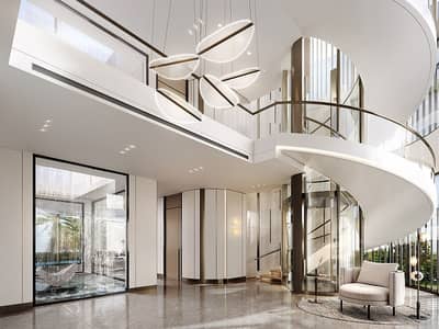 穆罕默德-本-拉希德城， 迪拜 4 卧室别墅待售 - 01.4BR ENTRY FOYER STAIRCASE. jpg