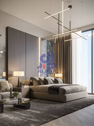 阿尔扬街区， 迪拜 单身公寓待售 - TCD Studio_bed. jpg
