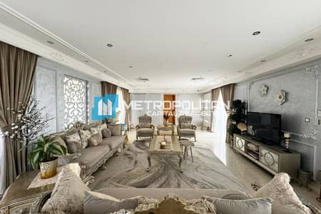 5 Bedroom Villa for Sale in Al Raha Gardens, Abu Dhabi - Furnished 5BR| Corner Unit| Private Pool| Vacant