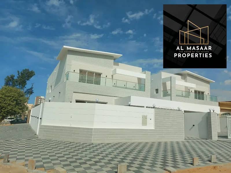 For sale, a modern European style villa in the best residential locations close to all services in the Al Mowaihat area  Own your unit now  freehold