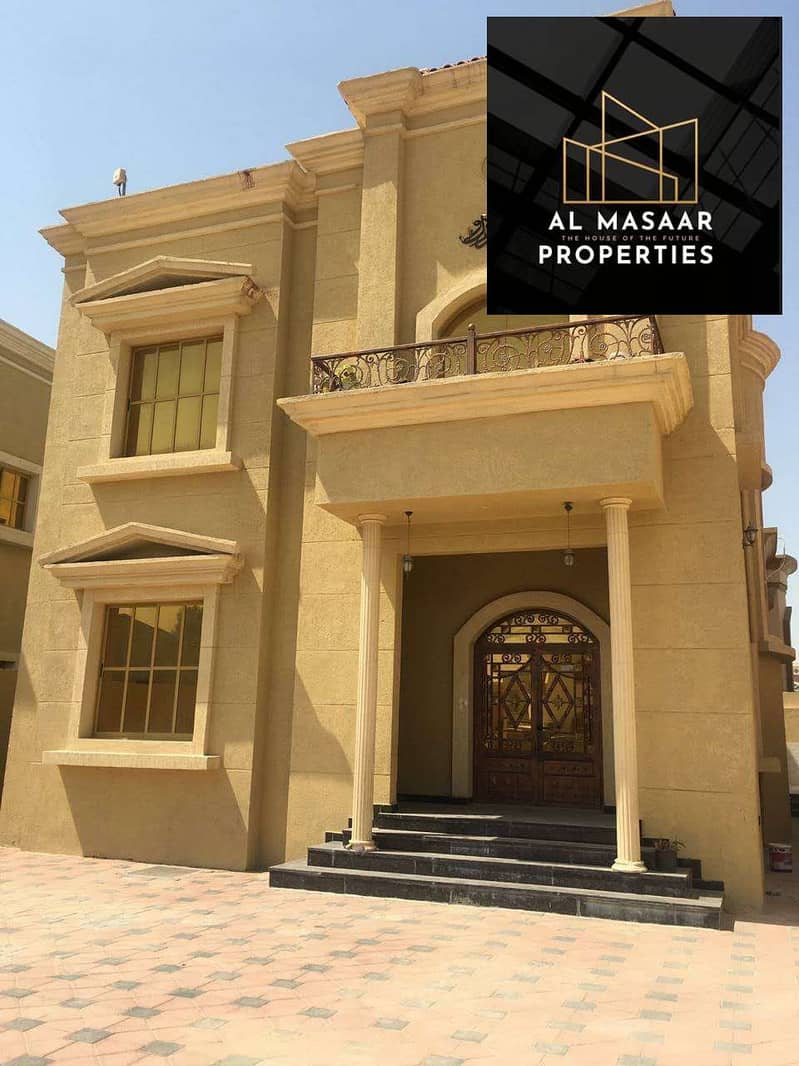 For sale, a villa in Ajman, Al Rawda, excellent location, freehold for all nationalities, at a special price, area of ​​5,000 square feet