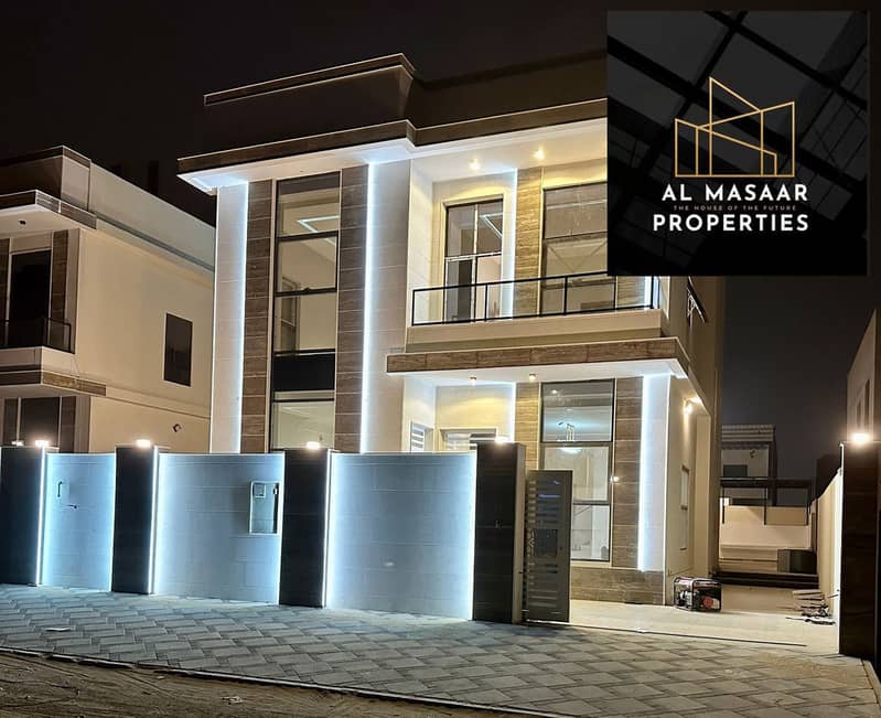 Inclusive of registration fees, without down payment. A villa with an attractive design and luxurious personal finishes, designed at the highest level