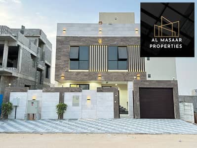 5 Bedroom Villa for Sale in Al Yasmeen, Ajman - For sale, a villa with air conditioners, in the best residential locations in the Jasmine area, directly behind the garden, without annual fees and wi