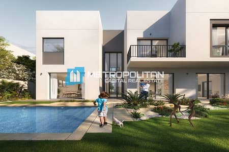 4 Bedroom Villa for Sale in Yas Island, Abu Dhabi - Single Row | Second Row From Golf | H. O Q2 2024