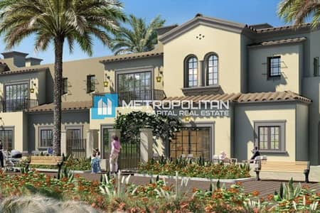 2 Bedroom Townhouse for Sale in Zayed City, Abu Dhabi - CASARES | Corner TH | Big Garden| Near to Entrance