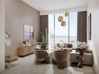 1 Bedroom Flat for Sale in Al Reem Island, Abu Dhabi - living duplex  type f. jpg
