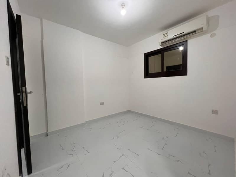For rent studio for the first inhabitant in the city of Abu Dhabi, Airport Street, excellent monthly location, next to Khalifa University