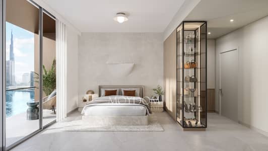 فلیٹ 2 غرفة نوم للبيع في الخليج التجاري، دبي - One River Point - Typical bedroom. jpg
