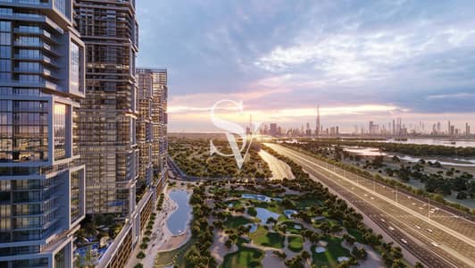 2 Bedroom Flat for Sale in Ras Al Khor, Dubai - Golf Course Creek View | High Floor | With Maid’s