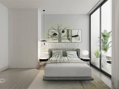 شقة 1 غرفة نوم للبيع في مويلح، الشارقة - Master Bedroom  Render - Al Mamsha Raseel. jpg