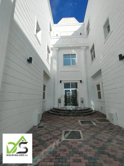 An integrated apartment with three bedrooms, a spacious hall, and a maids room in Al Shawamekh City, near the park, with an annual rent of 80,000 dirhams.