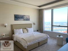 LUXOURIOUS FULLY FURNISHED | PALM + BURJ + ROYAL ATLANTIS VIEW | HIGH FLOOR