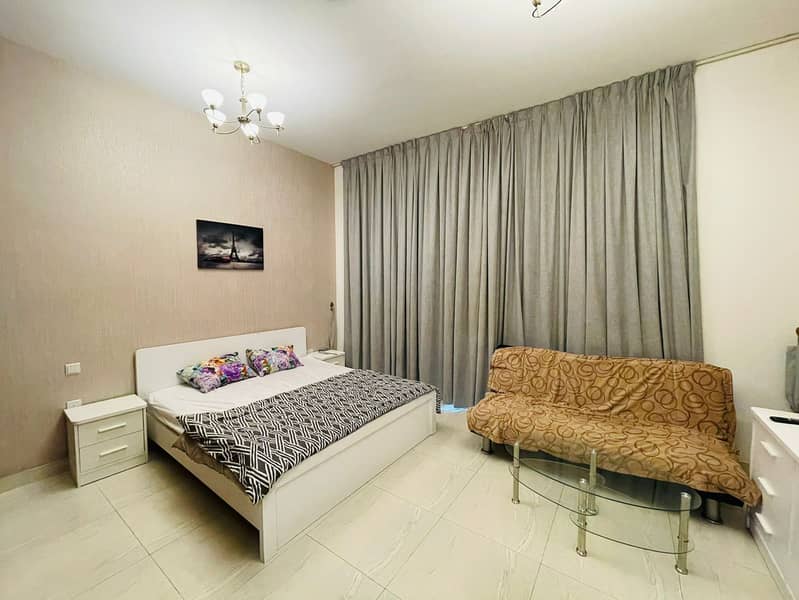 FULLY FURNISHED STUDIO || READY TO MOVE IN || HIGH RISE
