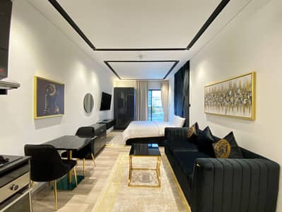 Studio for Rent in Jumeirah Village Circle (JVC), Dubai - FULLY FURNISHED STUDIO || LUXURY INTERIOR || VERSACE DESIGN