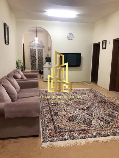 Villa for sale in Al Ramtha area, Sharjah   Land area: 12,900 feet  The villa contains five bedrooms, a living room and a sitting room, and there is a