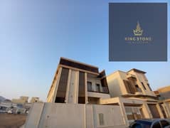 For sale a new villa in Ajman, in the Yasmeen area, a great location, close to the park and close to all services, close to the entrance to Dubai and
