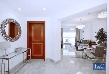 2 Bedroom Apartment for Rent in Palm Jumeirah, Dubai - 2 BR+Maid | Upgraded Best Corner | Fully Furnished