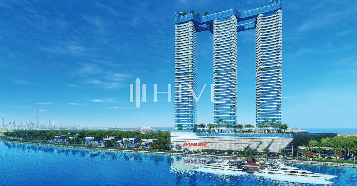 位于迪拜海港城，多瑙河畔海洋之城 1 卧室的公寓 2026000 AED - 8889846