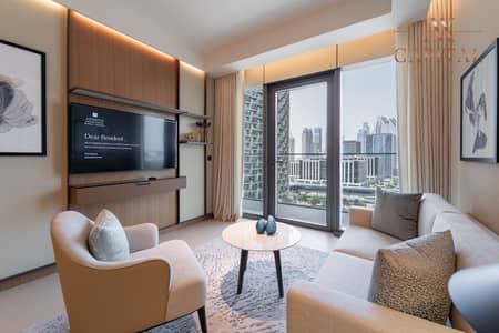 2 Bedroom Flat for Rent in Downtown Dubai, Dubai - Burj Khalifa View | Biggest Layout | Serviced