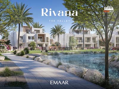 4 Bedroom Townhouse for Sale in The Valley, Dubai - EXCLUSIVE |  Water Front | Vastu Compliant 4 Bedroom  Villa | For Sale in Rivana Cluster,The Valley