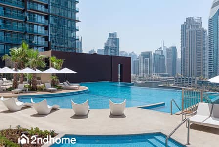 Studio for Rent in Dubai Marina, Dubai - swimming. jpg