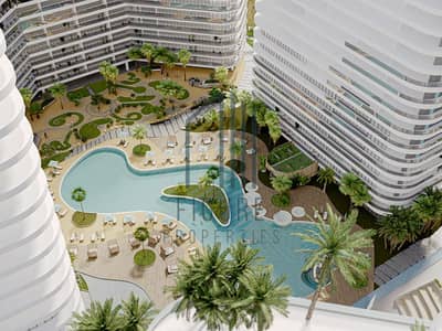 阿尔扬街区， 迪拜 1 卧室公寓待售 - Swimming_Pool_Top_View. jpg