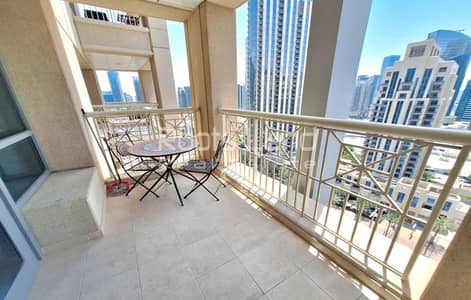 Studio for Rent in Downtown Dubai, Dubai - Beautiful Views of Downtown | Furnished | High Floor
